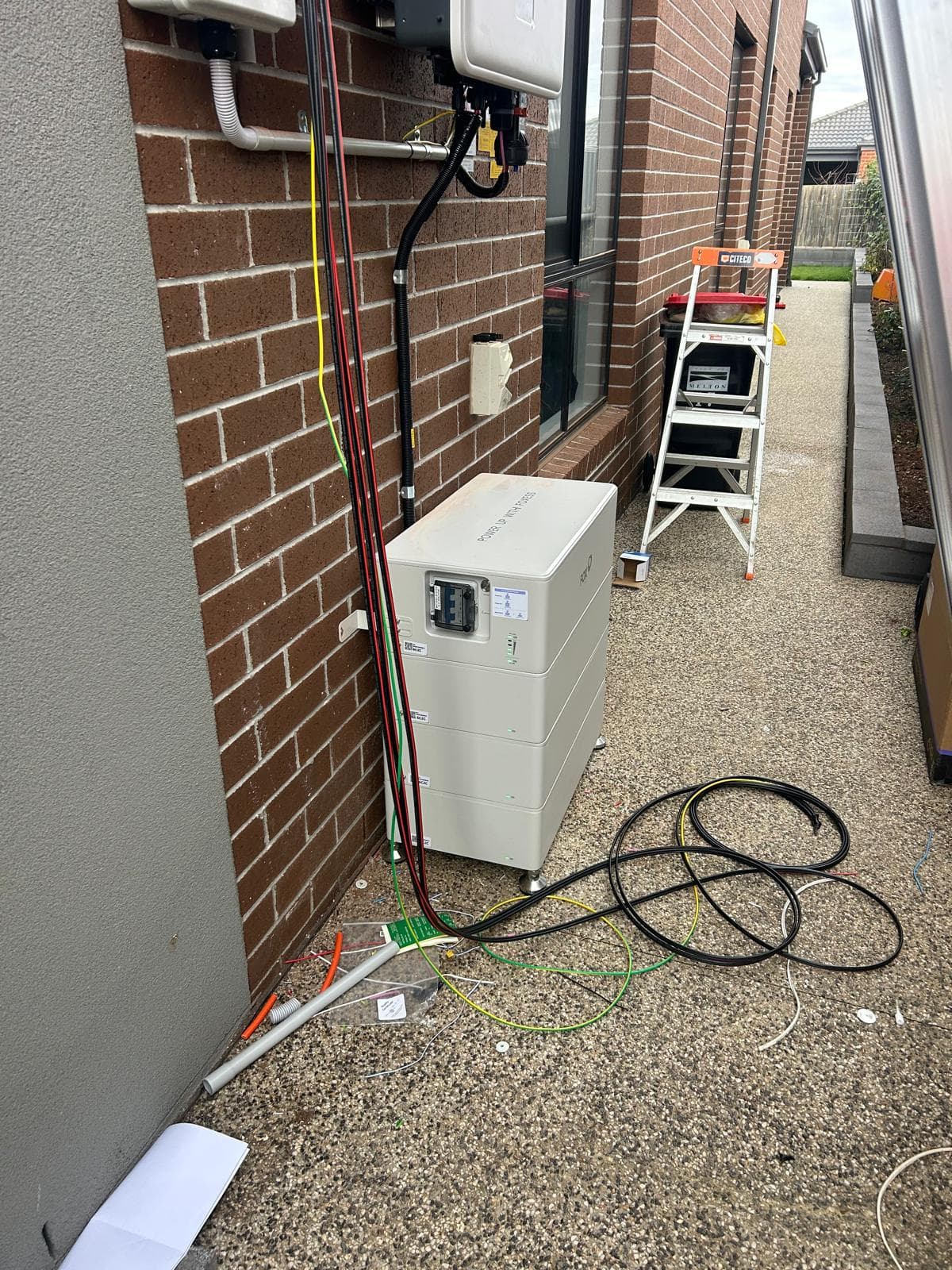 Real image from solar setup